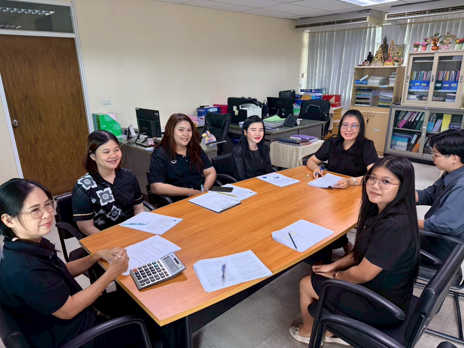 ประชุมปิดการตรวจสอบงานคลัง