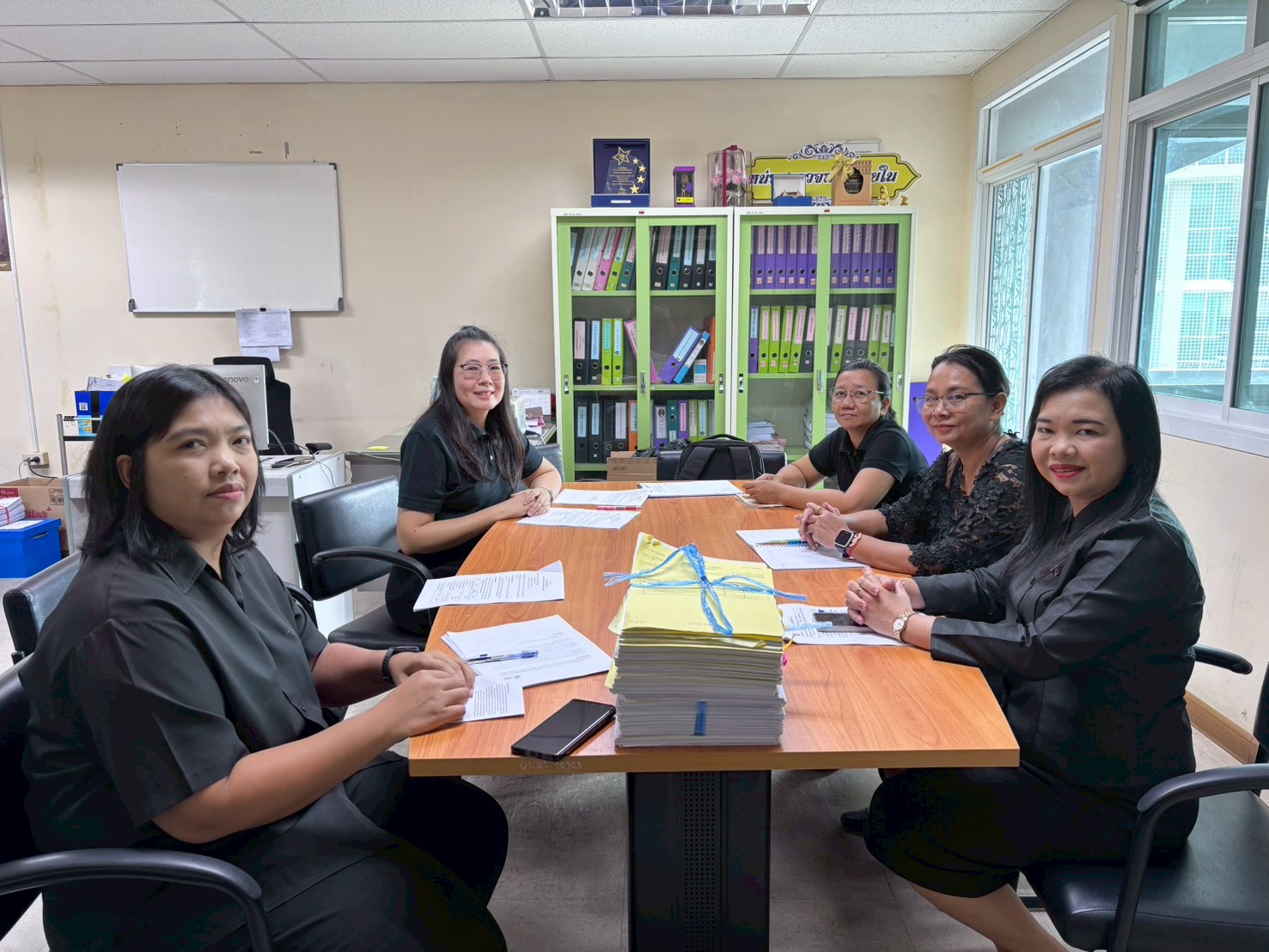 ประชุมปิดการตรวจสอบงานคลัง กองกลาง สำนักงานอธิการบดี